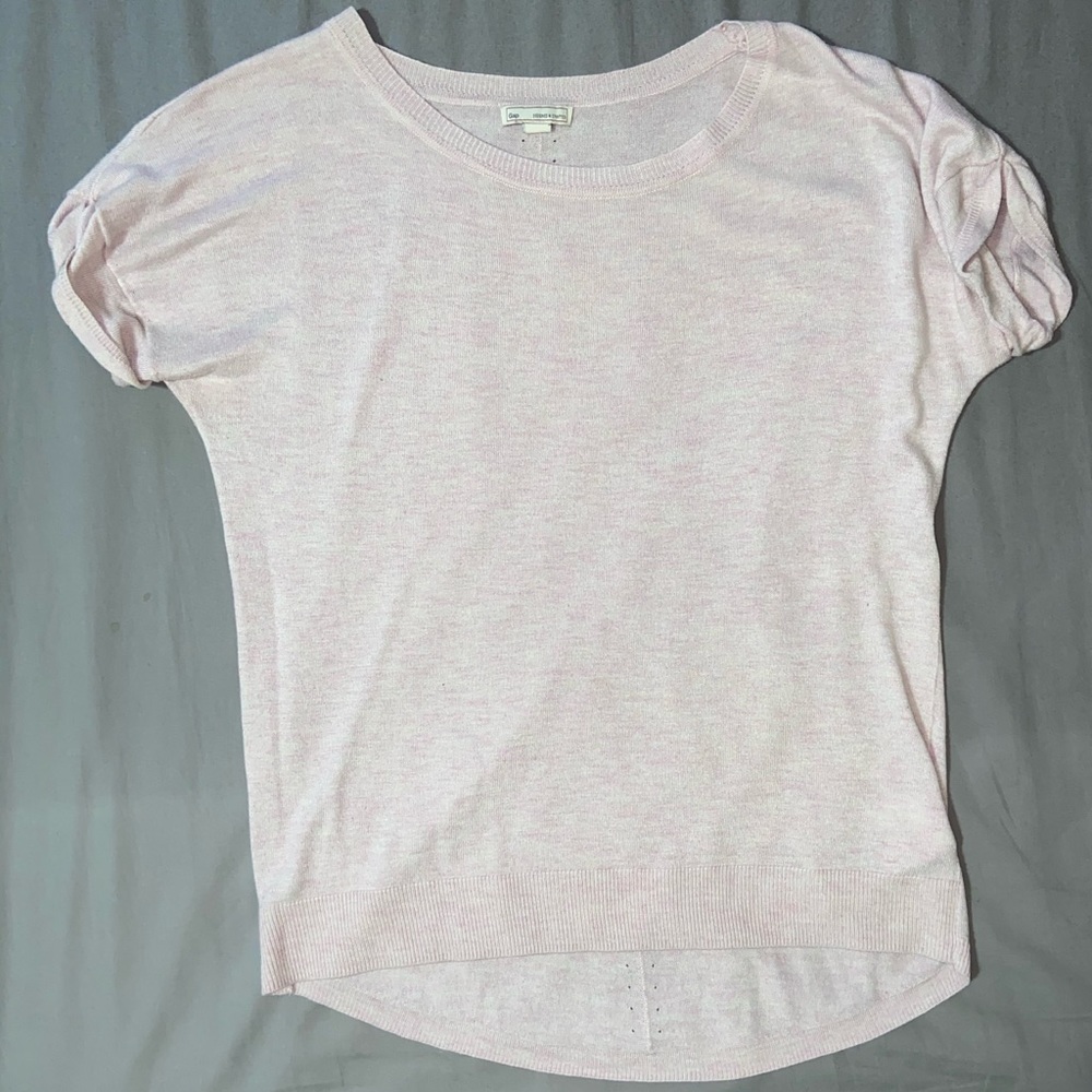 GAP Baby Pink T-Shirt with Short Sleeves